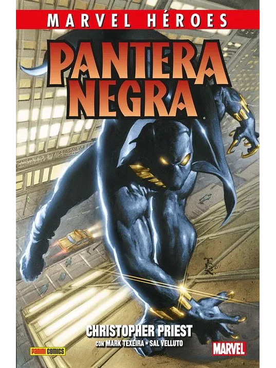 PANTERA NEGRA DE CHRISTOPHER PRIEST 01. MARVEL HEROES - PANINI ESPANA 1