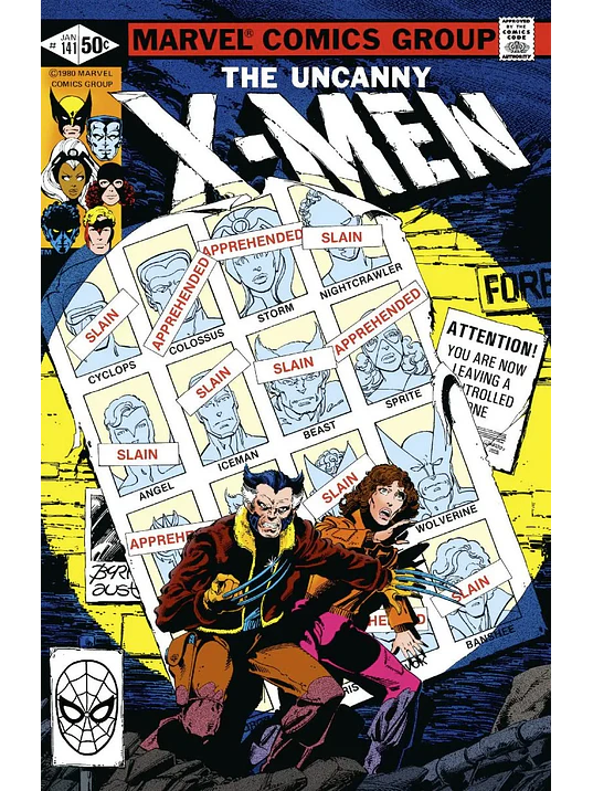 MARVEL FACSIMIL 18: THE UNCANNY X-MEN 141 - PANINI ESPANA 1