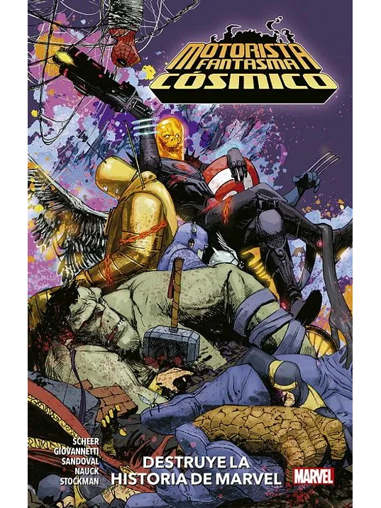 MOTORISTA FANTASMA CÓSMICO: DESTRUYE LA HISTORIA DE MARVEL - PANINI ESPANA 1