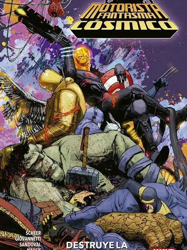 MOTORISTA FANTASMA CÓSMICO: DESTRUYE LA HISTORIA DE MARVEL - PANINI ESPANA 1