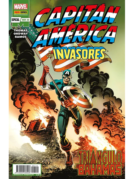 MARVEL 80 ANIVERSARIO: CAPITAN AMERICA Y LOS INVASORES - PANINI ESPANA 1