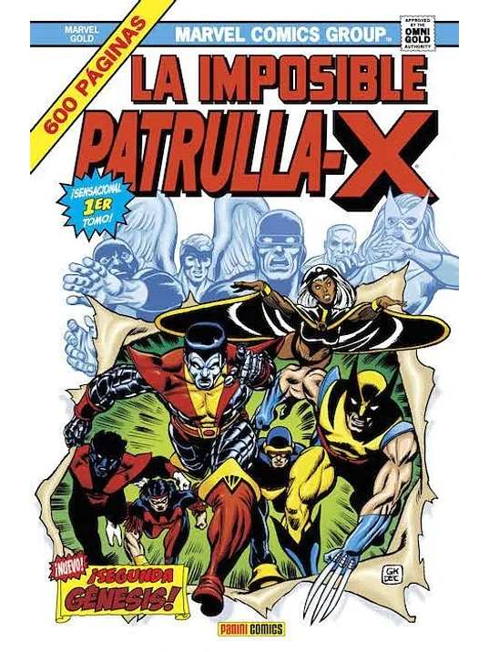 LA IMPOSIBLE PATRULLA-X 01: SEGUNDA GENESIS. MARVEL GOLD - PANINI ESPANA 1
