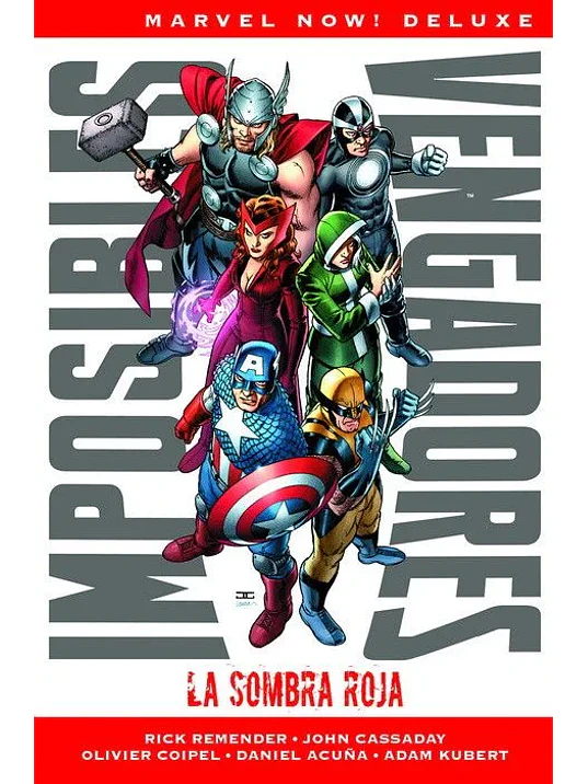 IMPOSIBLES VENGADORES 01: LA SOMBRA ROJA. MARVEL NOW DELUXE. - PANINI ESPANA 1