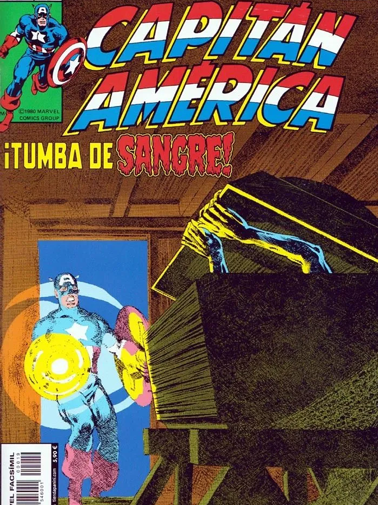 MARVEL FACSIMIL 19: CAPITAN AMERICA 253 . TUMBA DE SANGRE - PANINI ESPANA 1