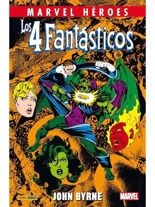 LOS 4 FANTÁSTICOS DE JOHN BYRNE 04. MARVEL HEROES - PANINI ESPANA 1