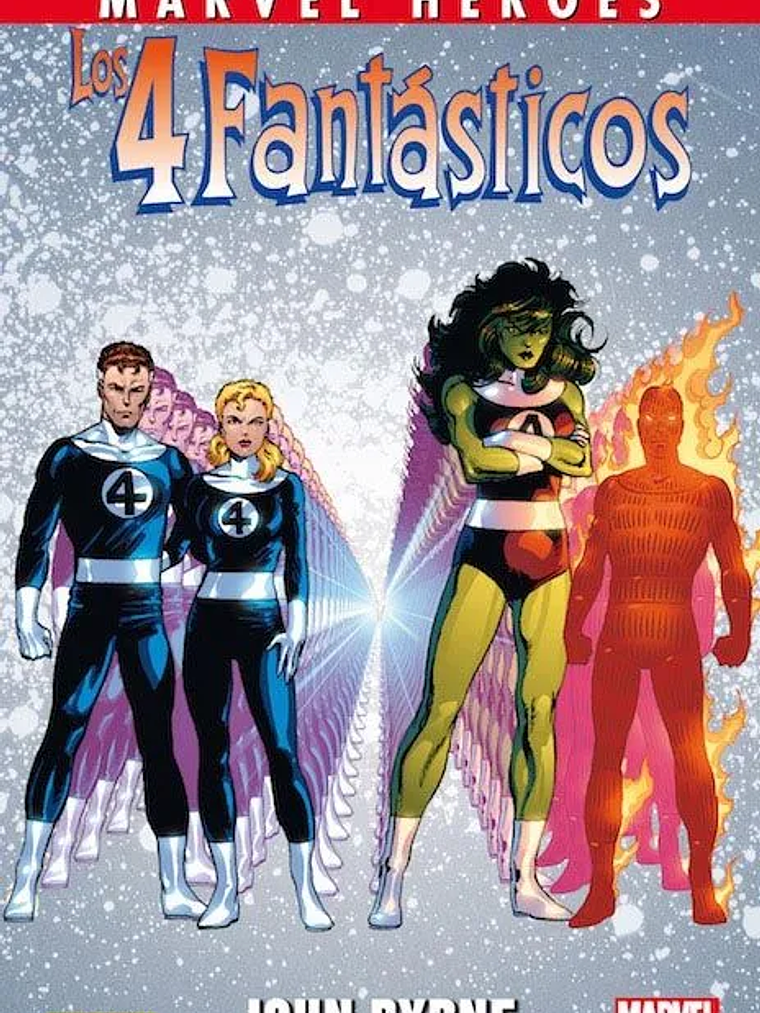 LOS 4 FANTÁSTICOS DE JOHN BYRNE 03. MARVEL HEROES - PANINI ESPANA 1