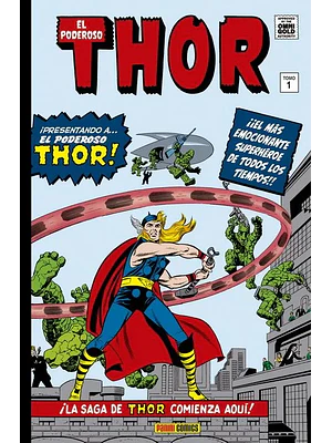 THOR. EL PODEROSO THOR 01: LA SAGA COMIENZA. MARVEL GOLD - PANINI ESPANA