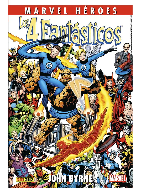 LOS 4 FANTÁSTICOS DE JOHN BYRNE 01. MARVEL HEROES - PANINI ESPANA 1