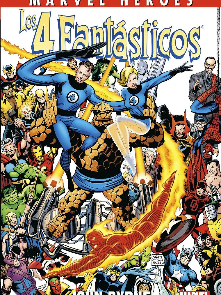 LOS 4 FANTÁSTICOS DE JOHN BYRNE 01. MARVEL HEROES - PANINI ESPANA 1