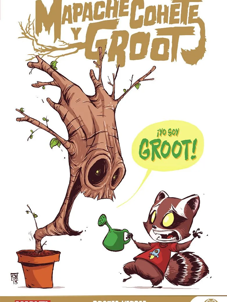 MARVEL YOUNG ADULTS. MAPACHE COHETE Y GROOT 01: BROTES VERDES - PANINI ESPANA 1
