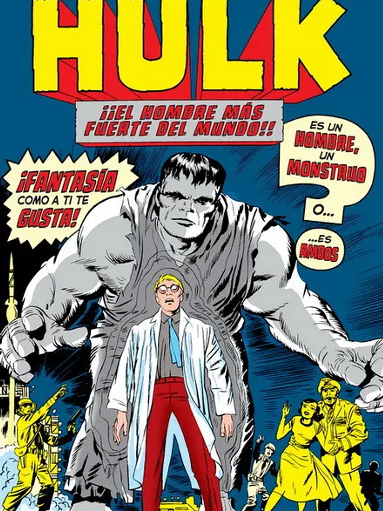 EL INCREÍBLE HULK 01: HOMBRE O MONSTRUO MARVEL GOLD - PANINI ESPANA 1