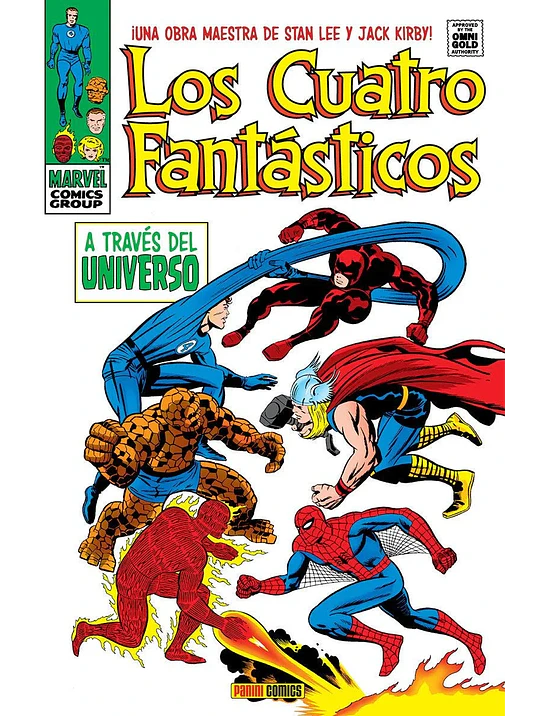 LOS CUATRO FANTÁSTICOS 04: A TRAVES DEL UNIVERSO. MARVEL GOLD - PANINI ESPANA 1