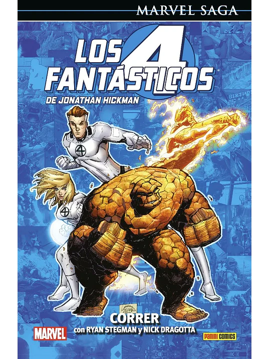 LOS 4 FANTÁSTICOS DE JONATHAN HICKMAN 09: CORRER. MARVEL SAGA - PANINI ESPANA 1