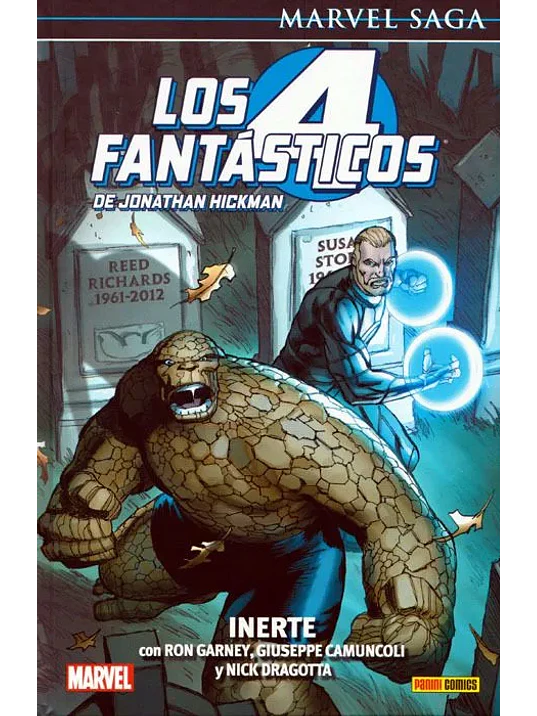 LOS 4 FANTÁSTICOS DE JONATHAN HICKMAN 08: INERTE. MARVEL SAGA - PANINI ESPANA 1