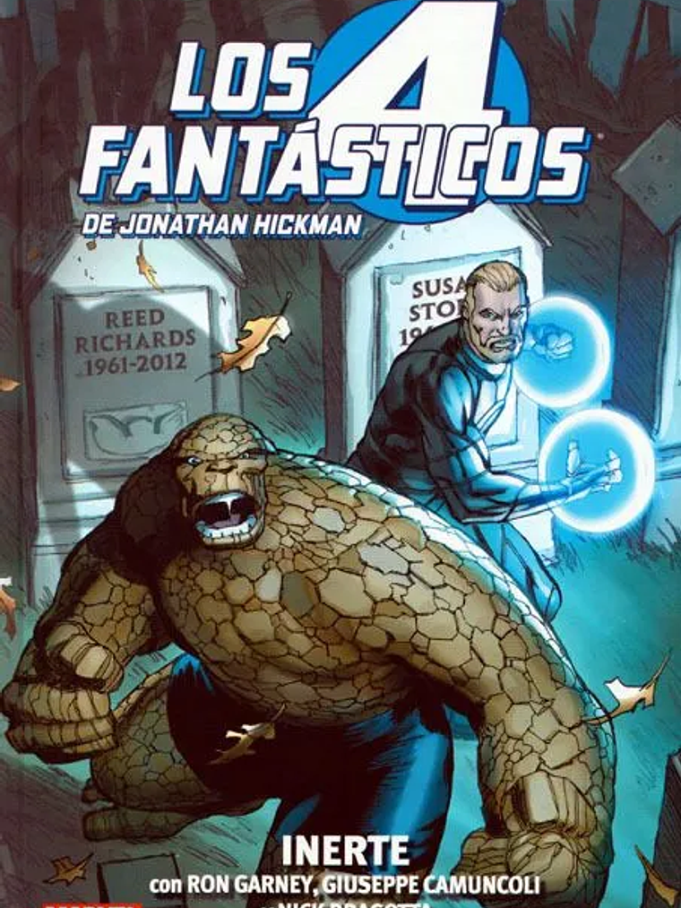 LOS 4 FANTÁSTICOS DE JONATHAN HICKMAN 08: INERTE. MARVEL SAGA - PANINI ESPANA 1