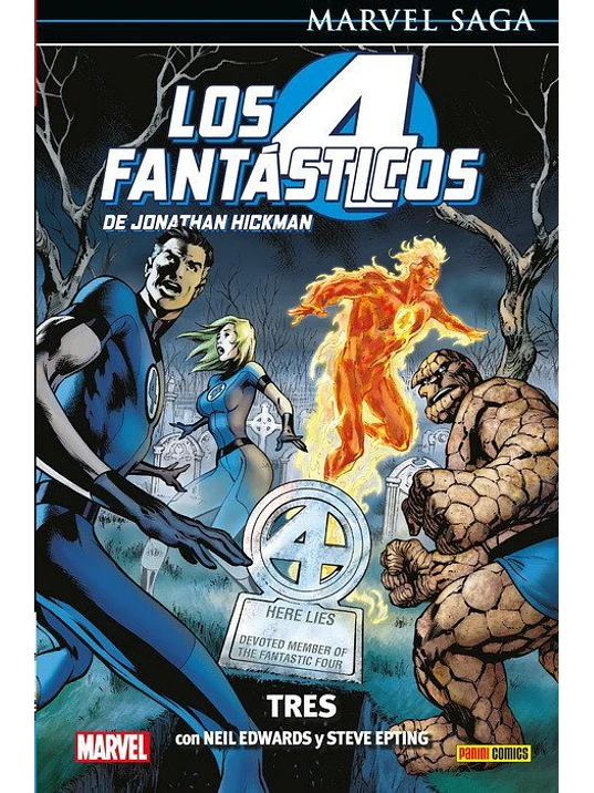 LOS 4 FANTÁSTICOS DE JONATHAN HICKMAN 03: TRES. MARVEL SAGA - PANINI ESPANA 1