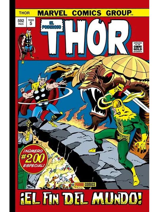 THOR. EL PODEROSO THOR 05: EL FIN DEL MUNDO MARVEL GOLD - PANINI ESPANA 1