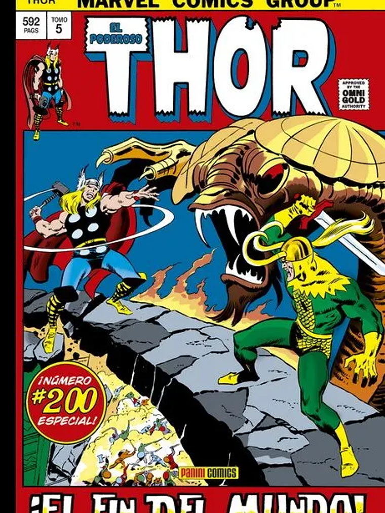 THOR. EL PODEROSO THOR 05: EL FIN DEL MUNDO MARVEL GOLD - PANINI ESPANA 1