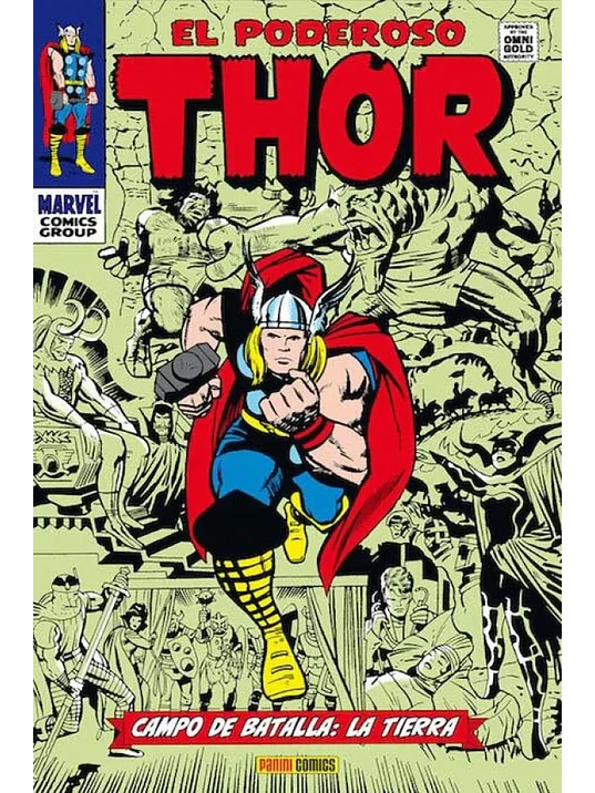 THOR. EL PODEROSO THOR 03: CAMPO DE BATALLA: LA TIERRA MARVEL GOLD - PANINI ESPANA 1