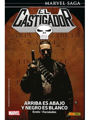 EL CASTIGADOR 05: ARRIBA ES ABAJO Y NEGRO ES BLANCO. MARVEL SAGA - PANINI ESPANA