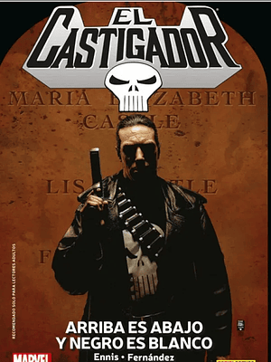 EL CASTIGADOR 05: ARRIBA ES ABAJO Y NEGRO ES BLANCO. MARVEL SAGA - PANINI ESPANA