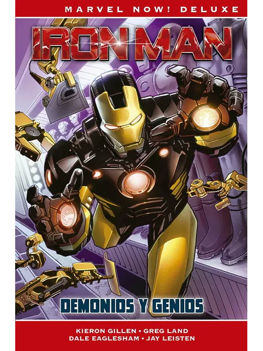 IRON MAN DE KIERON GILLEN 01: DEMONIOS Y GENIOS. MARVEL NOW DELUXE. - PANINI ESPANA 1