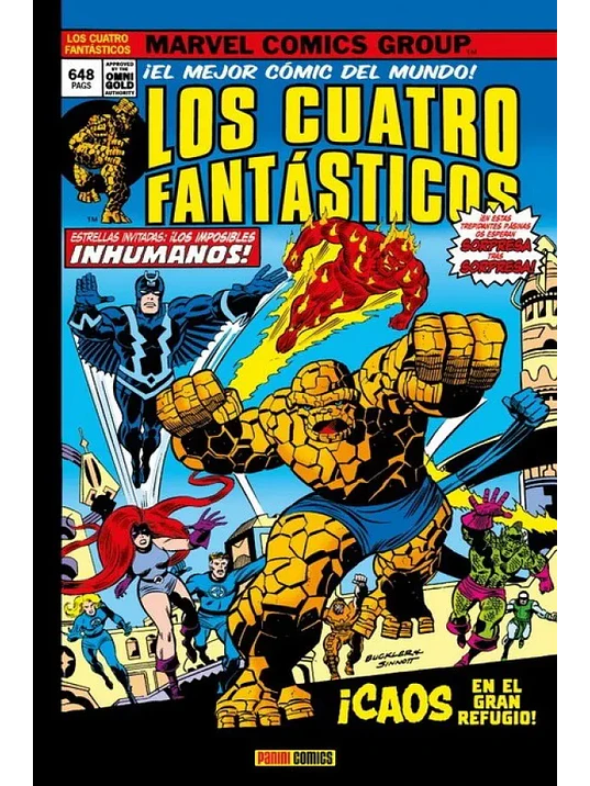 LOS CUATRO FANTÁSTICOS 08: CAOS EN EL GRAN REFUGIO MARVEL GOLD - PANINI ESPANA 1