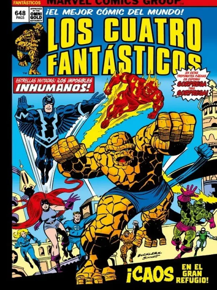 LOS CUATRO FANTÁSTICOS 08: CAOS EN EL GRAN REFUGIO MARVEL GOLD - PANINI ESPANA 1