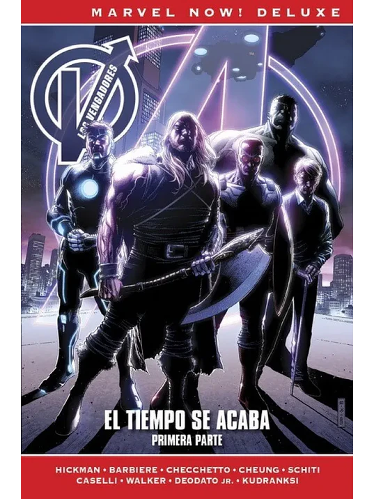 LOS VENGADORES DE JONATHAN HICKMAN 08: EL TIEMPO SE ACABA: 1ERA. MARVEL NOW- PANINI ESPANA 1