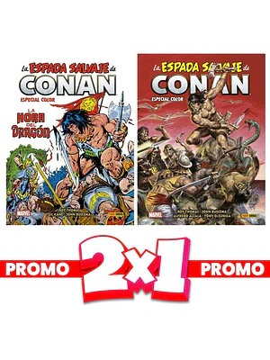 PACK LA ESPADA SALVAJE DE CONAN ESPECIAL 01 Y 02