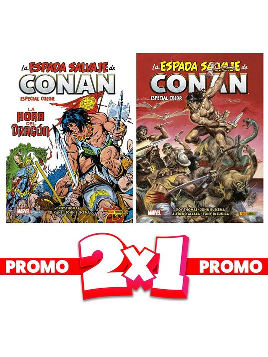 PACK LA ESPADA SALVAJE DE CONAN ESPECIAL 01 Y 02 1