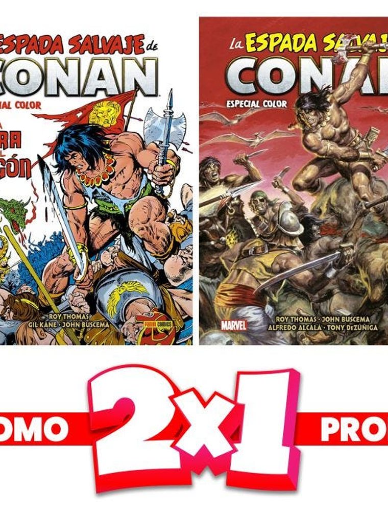 PACK LA ESPADA SALVAJE DE CONAN ESPECIAL 01 Y 02 1