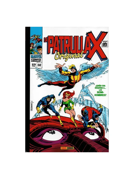 LA PATRULLA-X ORIGINAL 02: QUIEN OSA DESAFIAR A ... LOS DEMI-HOMBRES MARVEL GOLD - PANINI ESPANA 1