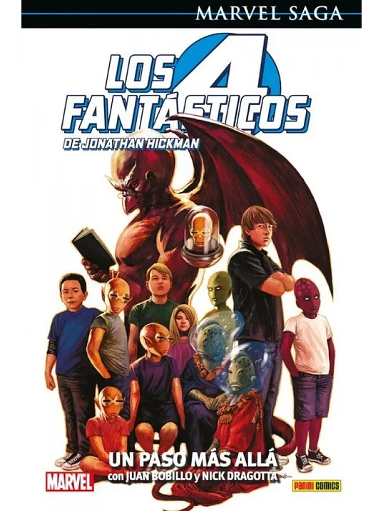 LOS 4 FANTÁSTICOS DE JONATHAN HICKMAN 07: UN PASO MÁS ALLÁ. MARVEL SAGA - PANINI ESPANA 1