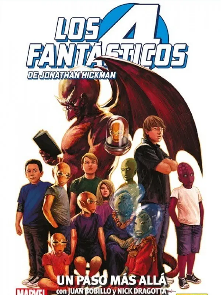 LOS 4 FANTÁSTICOS DE JONATHAN HICKMAN 07: UN PASO MÁS ALLÁ. MARVEL SAGA - PANINI ESPANA 1