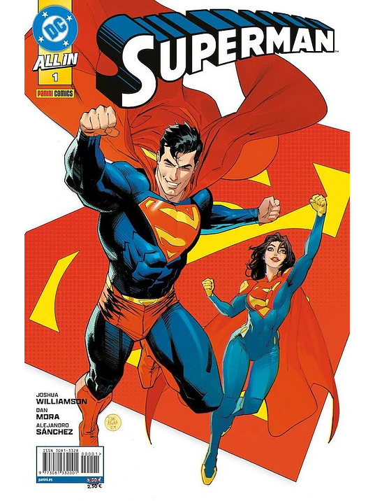 ALL IN SUPERMAN NÚM. 01 - PANINI ESPAÑA 1