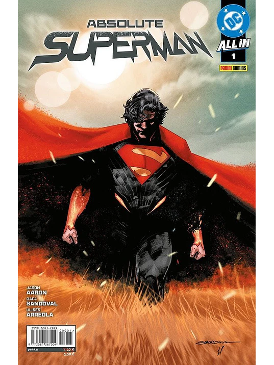 ABSOLUTE SUPERMAN NÚM. 01 - PANINI ESPAÑA 1