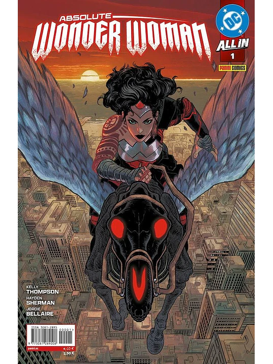 ABSOLUTE WONDER WOMAN NÚM. 01 - PANINI ESPAÑA 1
