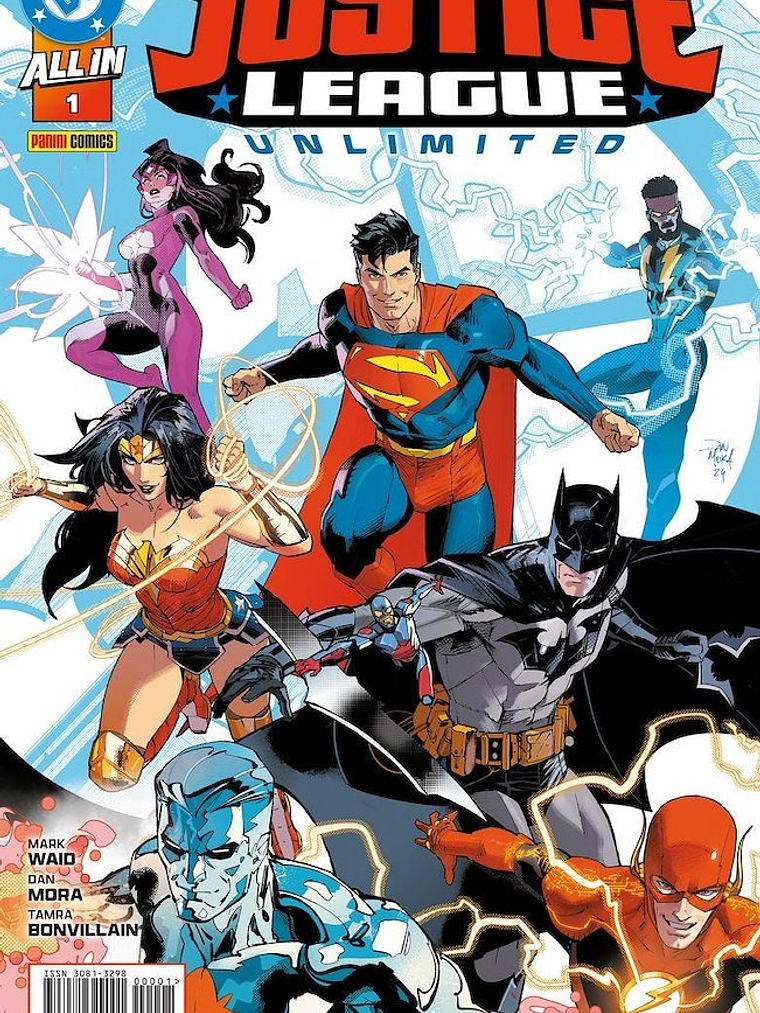 ALL IN JUSTICE LEAGUE UNLIMITED NÚM. 01 - PANINI ESPAÑA 1