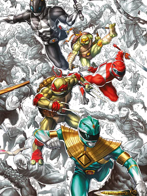 POWER RANGERS VS LAS TORTUGAS NINJA - MOZTROS