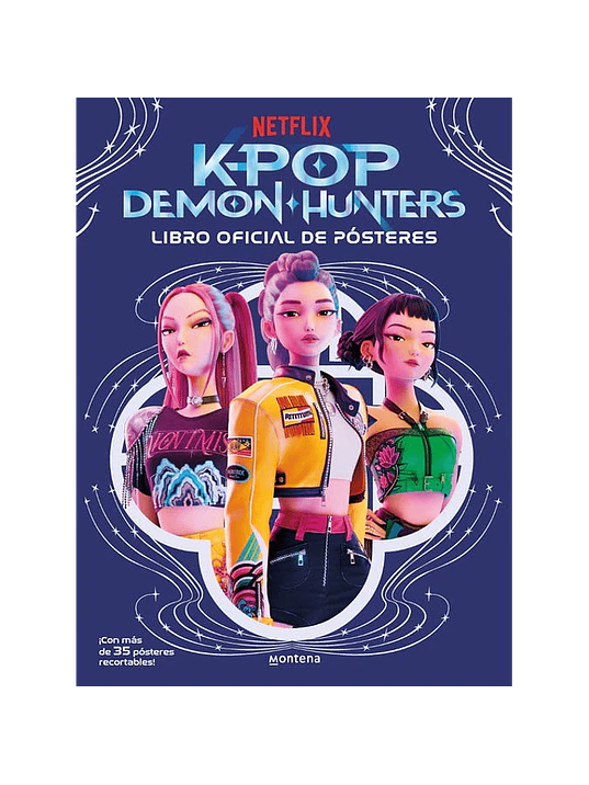 KPOP DEMON HUNTERS LIBRO OFICIAL DE POSTER - MONTENA 1