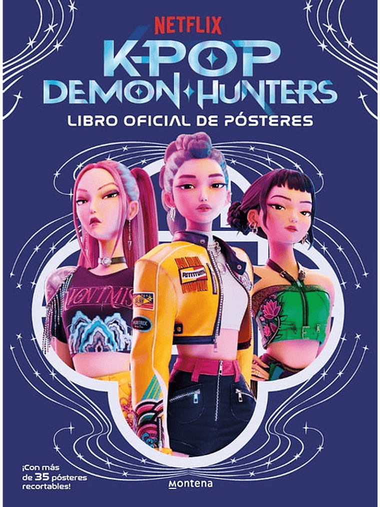KPOP DEMON HUNTERS LIBRO OFICIAL DE POSTER - MONTENA 1