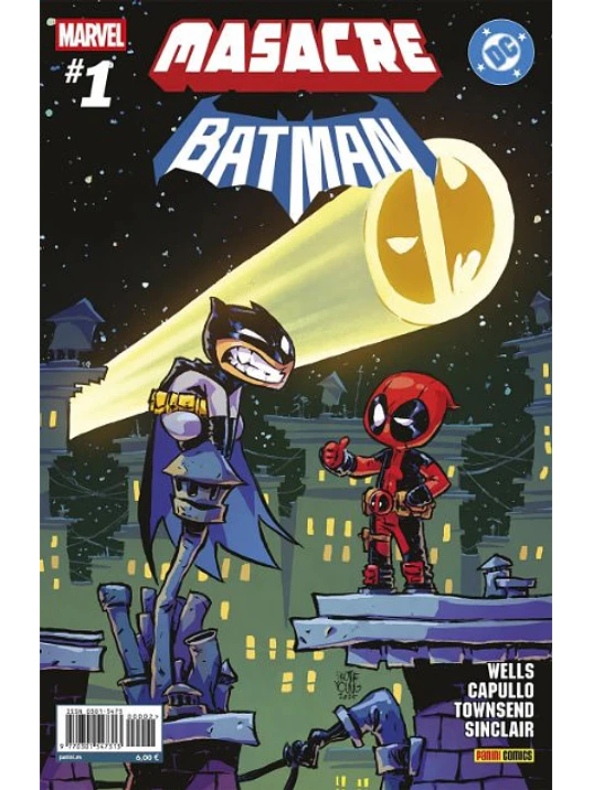 MASACRE/BATMAN NÚM. 01 (COVER B - YOUNG). MARVEL/DC 1