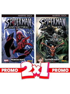 PACK SPIDERMAN UNLIMITED 01 Y 02 MARVEL SAGA