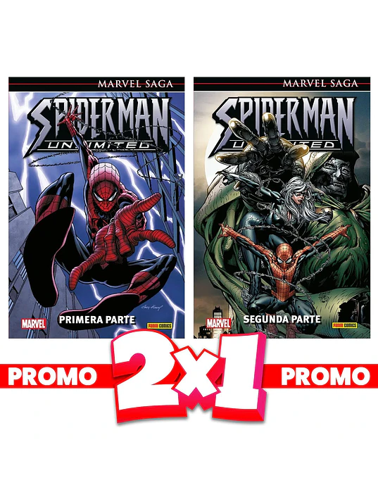 PACK SPIDERMAN UNLIMITED 01 Y 02 MARVEL SAGA 1