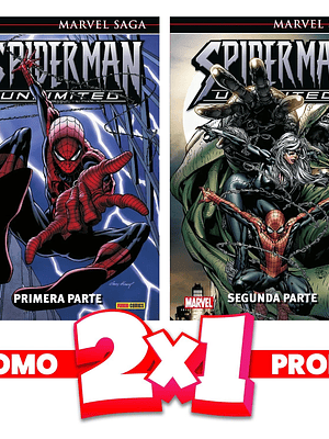 PREVENTA- PACK SPIDERMAN UNLIMITED 01 Y 02. MARVEL SAGA
