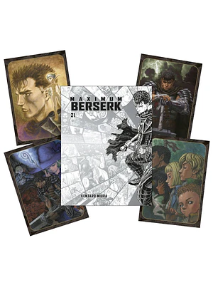 BERSERK MAXIMUM 21 (PORTADA ALTERNATIVA + 4 POSTALES)