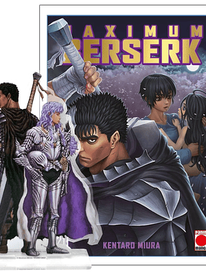 PREVENTA - BERSERK MAXIMUM 21 (PORTADA LOGO DORADO + FIGURA GUTS)