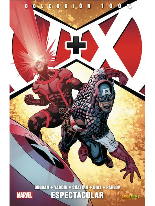 V+X: LOS VENGADORES + LA PATRULLAX 03: ESPECTACULAR - PANINI ESPANA 1