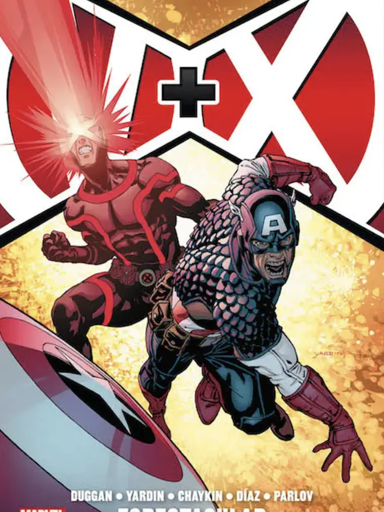 V+X: LOS VENGADORES + LA PATRULLAX 03: ESPECTACULAR - PANINI ESPANA 1